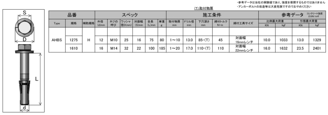 超安い ヒジカタボルト 六角ボルト仕様ﾋｼﾞｶﾀﾎﾞﾙﾄ AHB1085-HB 鉄 または標準 生地 fucoa.cl